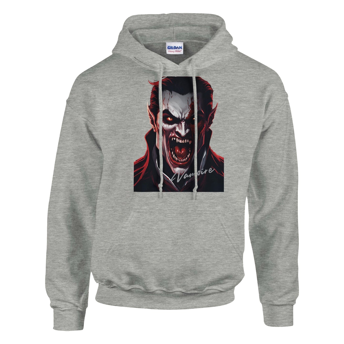 classic unisex pullover hoodie vampire full face personalized
