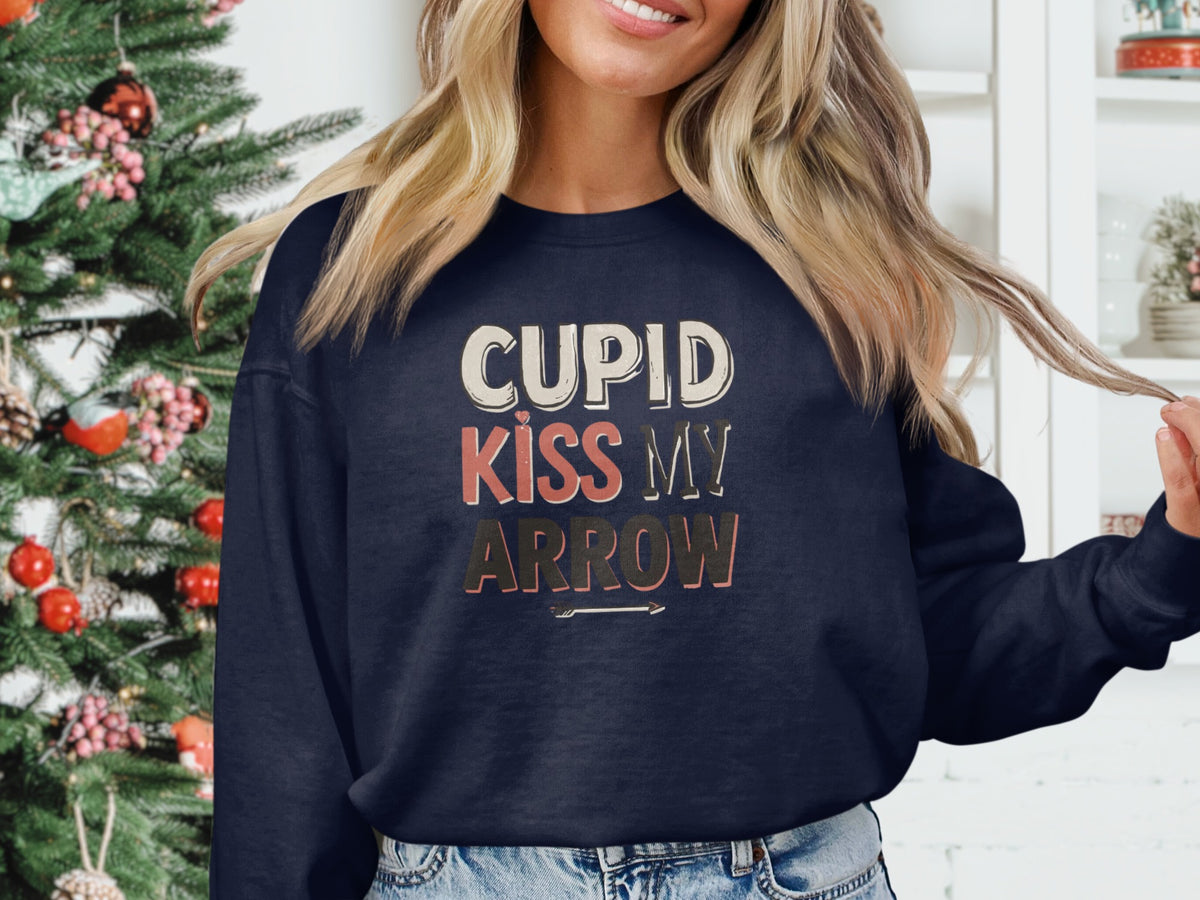 Cupid Kiss My Arrow Festive Sweatshirt