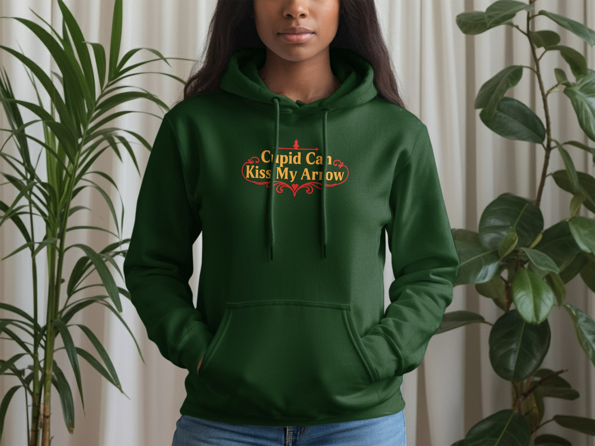 Cupid Can Kiss My Arrow Hoodie for a Stylish Look