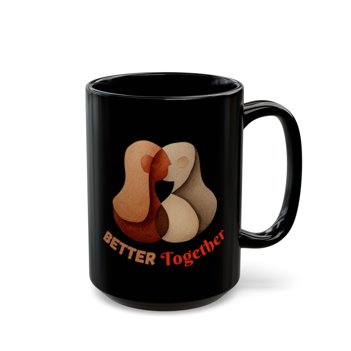 Better Together Abstract Art Design Mug Product