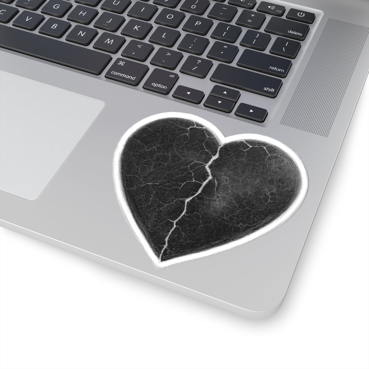 Broken Heart Design Vinyl Sticker for Laptops and Phones
