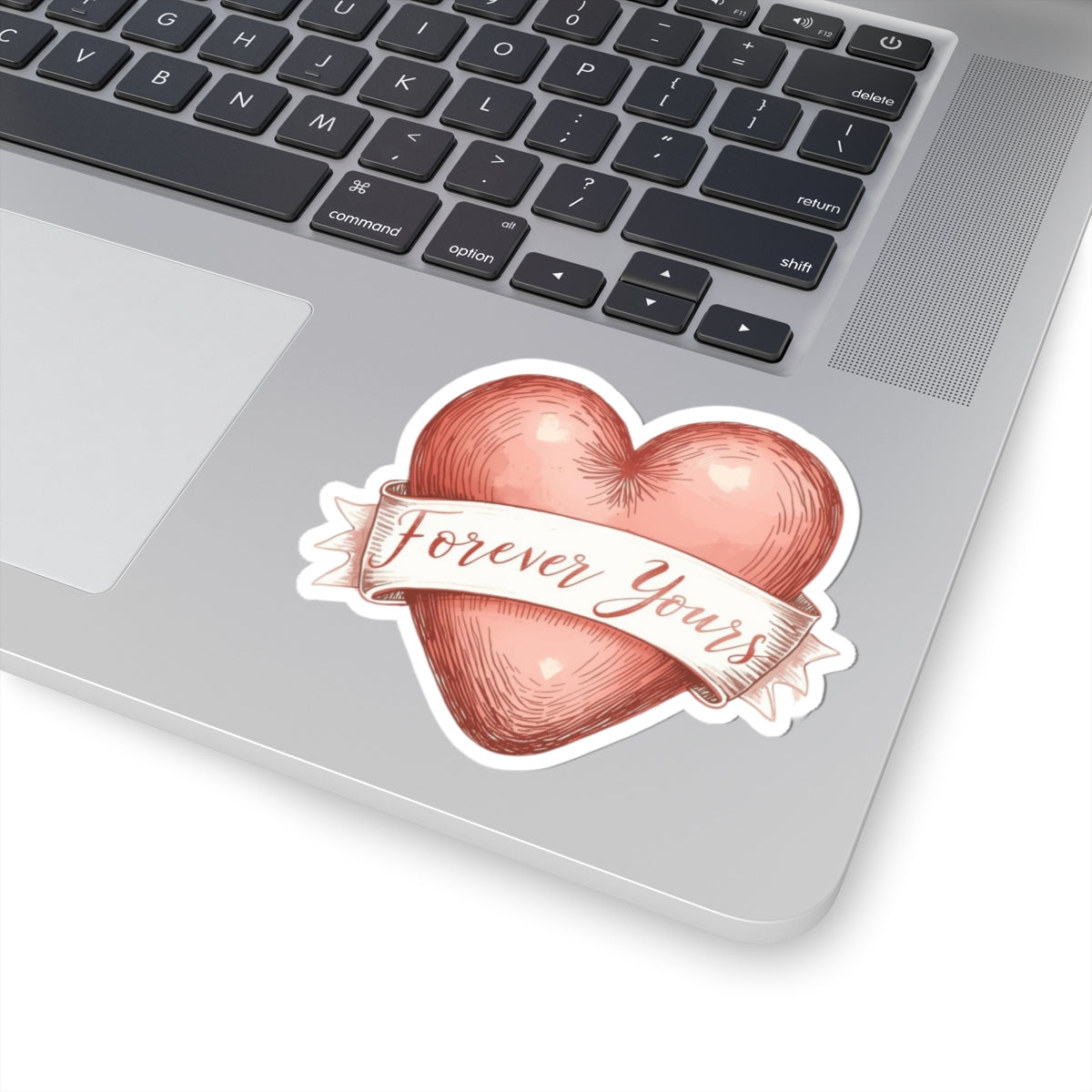 Forever Yours Heart Sticker for Laptops and Notebooks