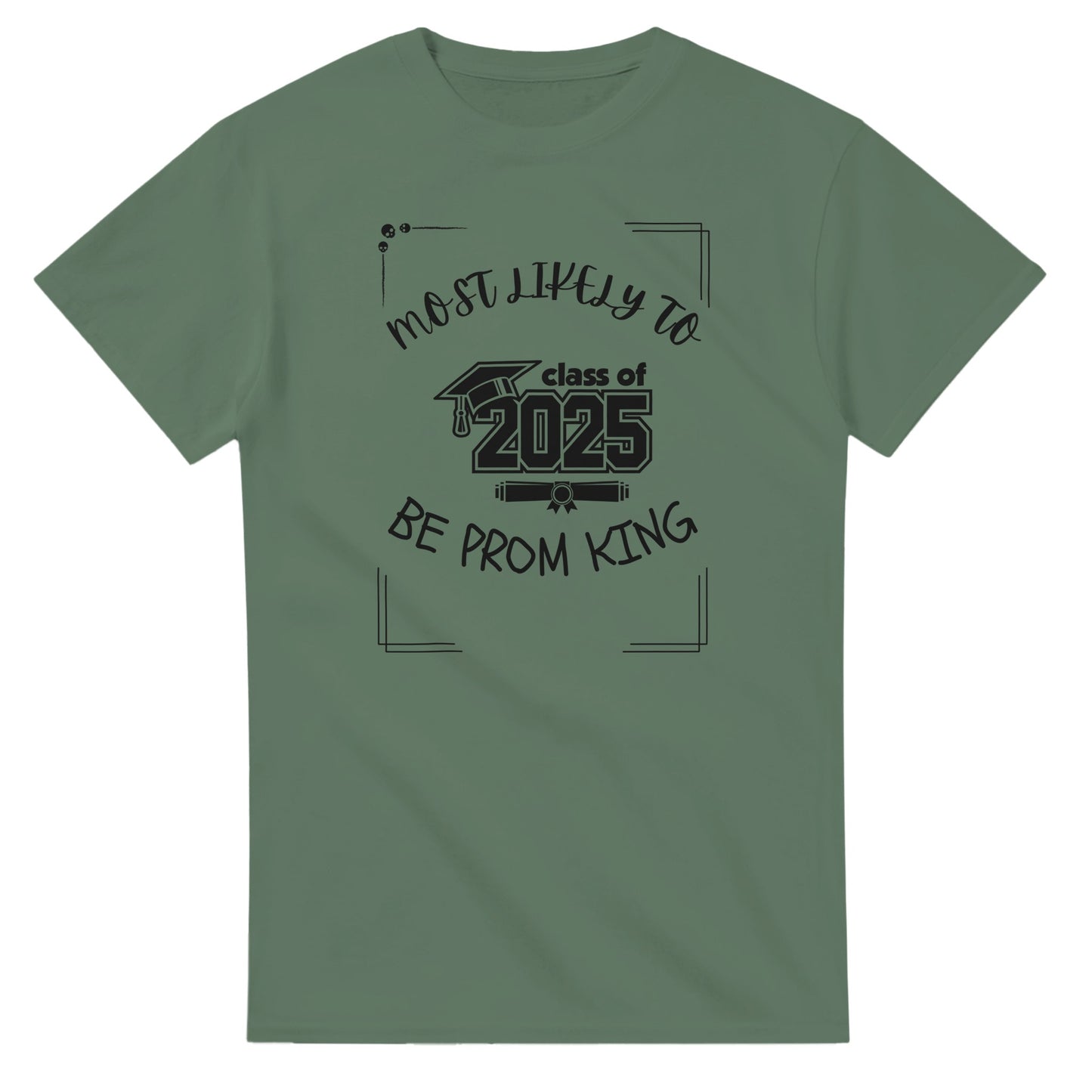 Most Likely To' high school design on a Heavyweight T-shirt