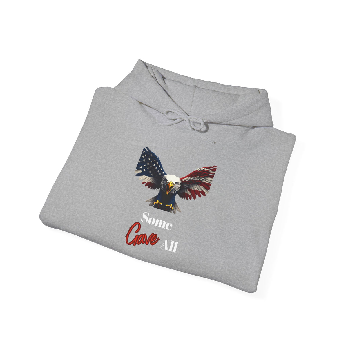 Some Gave All Patriotic Eagle on a Pullover Hoodie