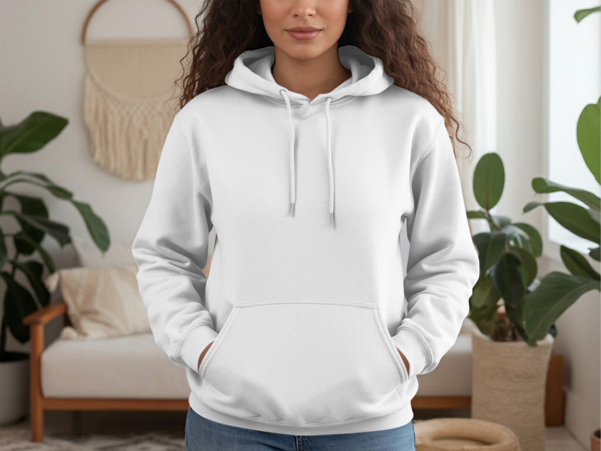 Cozy White Hoodie for Comfortable Everyday Wear
