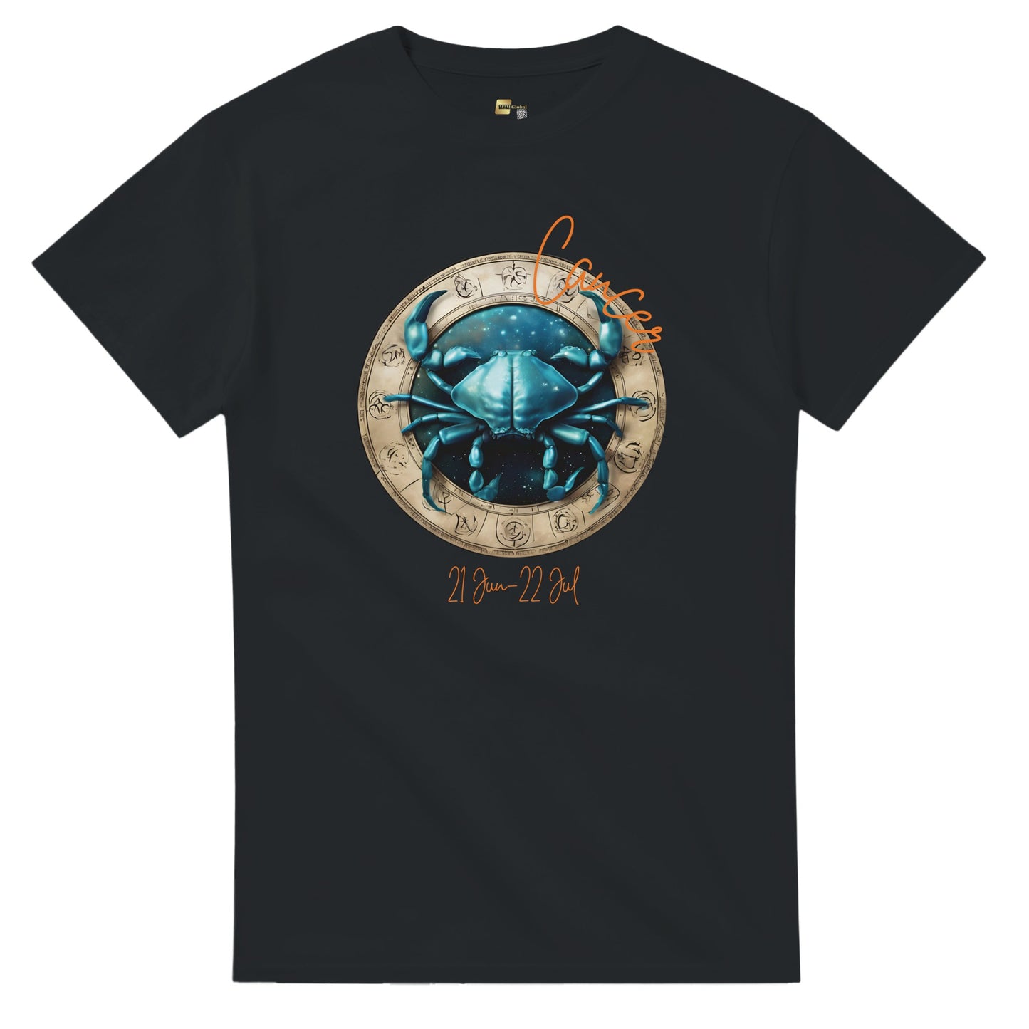 heavyweight crewneck t-shirt Astrology cancer crab personalized