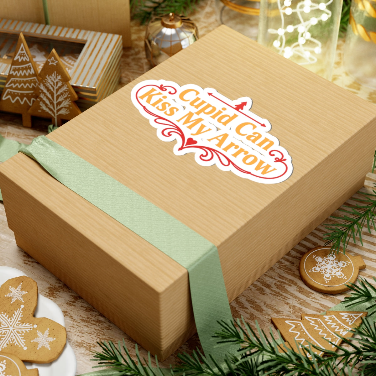 Cupid Can Kiss My Arrow Holiday Product Gift Box