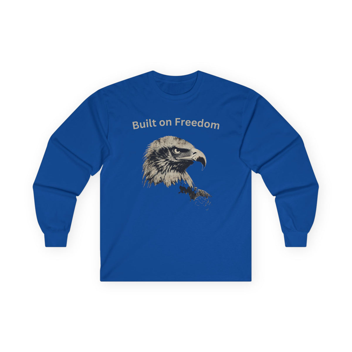 Heritage Eagle - Built of Freedom - Top – Long-Sleeve Tee
