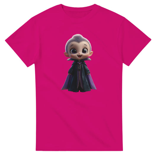 Little Vampire Glee on a Heavyweight T-shirt