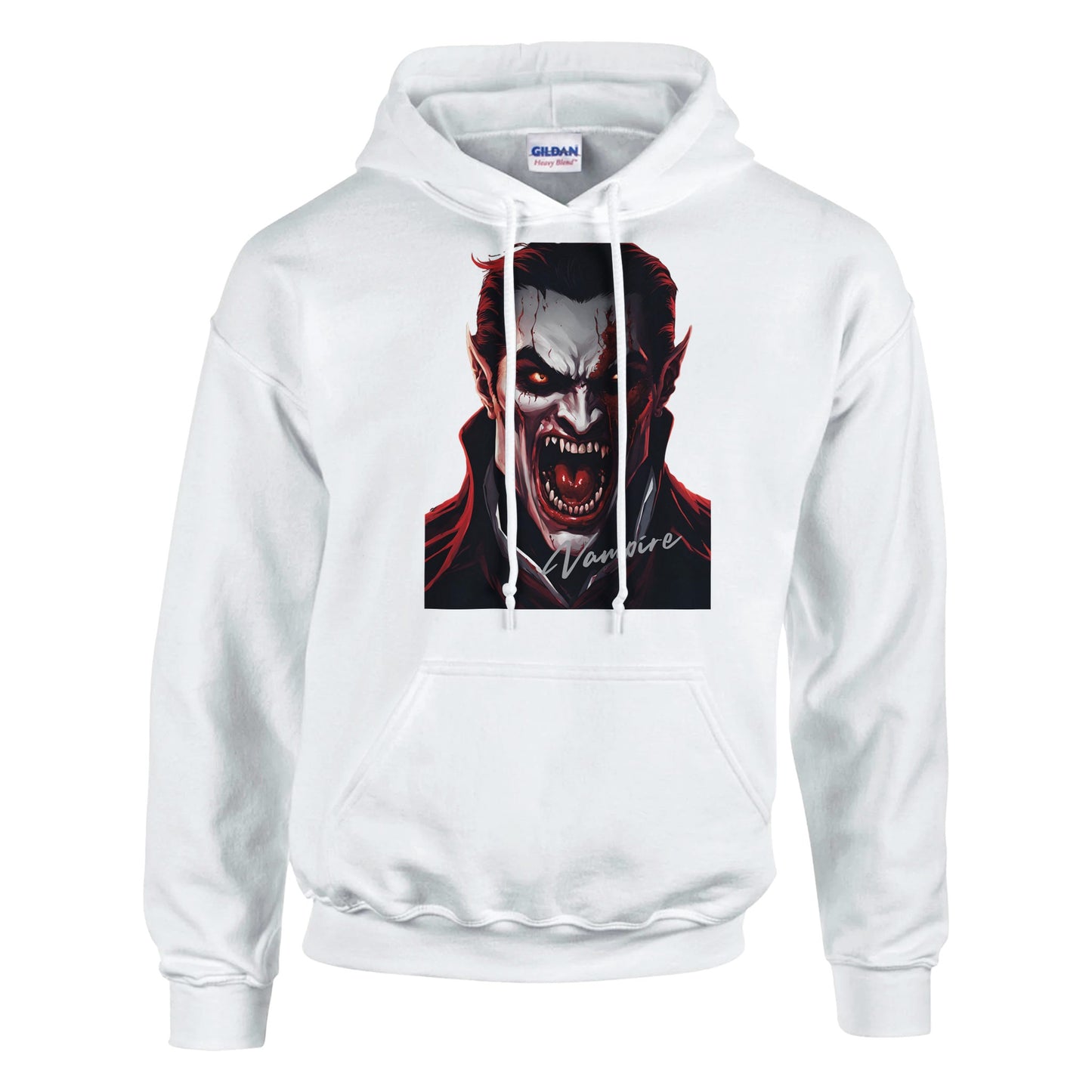 classic unisex pullover hoodie vampire full face personalized