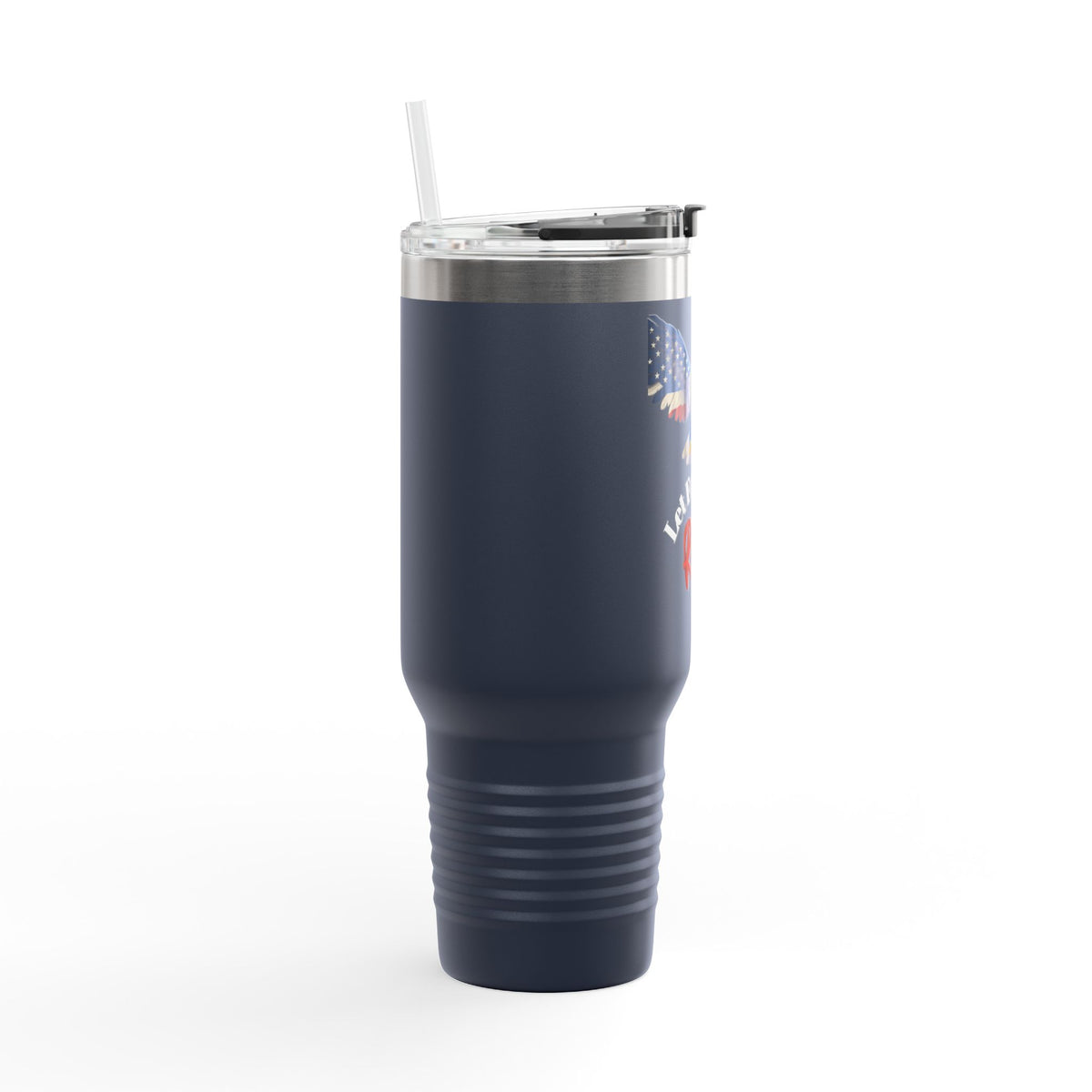 Let Freedom Ring Patriotic Eagle on a 40oz tumbler