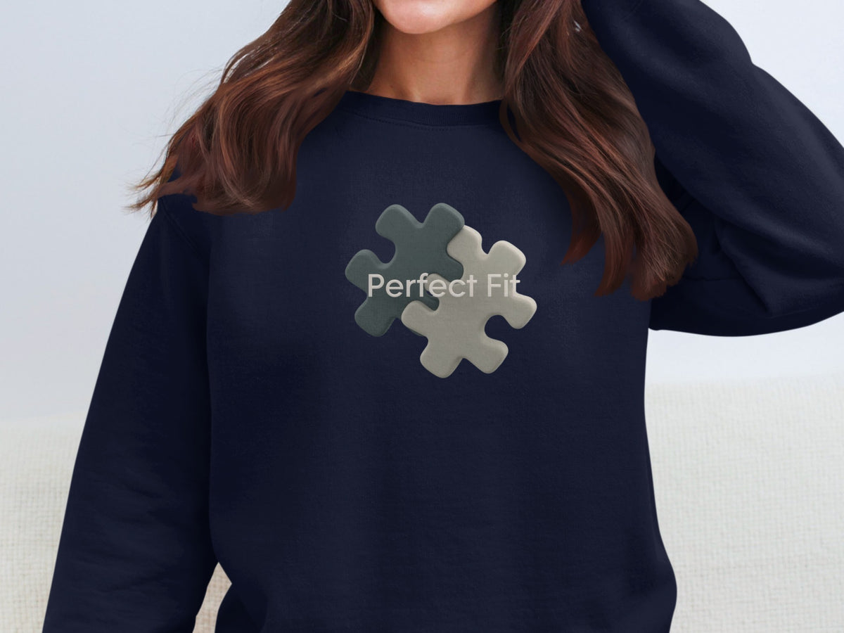 Perfect Fit Puzzle Pieces Sweatshirt