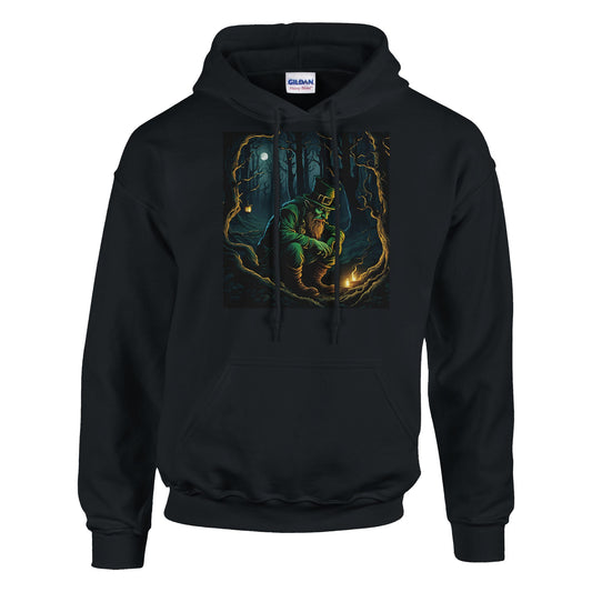 Mischievous Leprechaun on a Classic pullover Hoodie