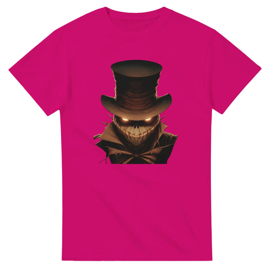Eerie Glow Scarecrow on a Heavyweight T-shirt