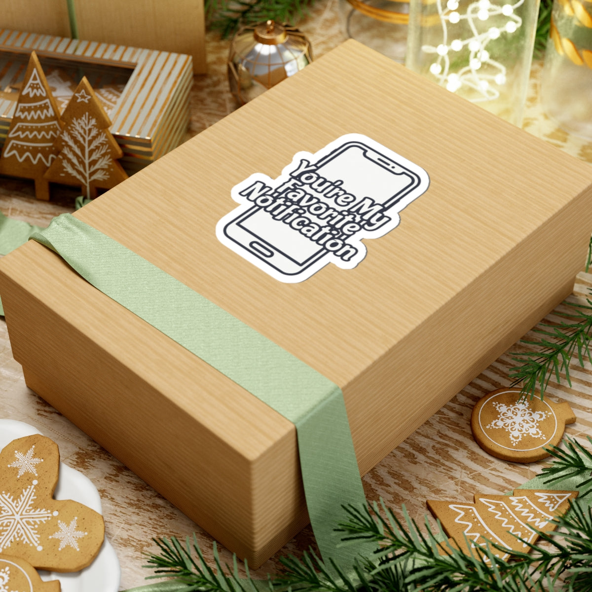 You're My Favorite Notification Sticker for Gifts
