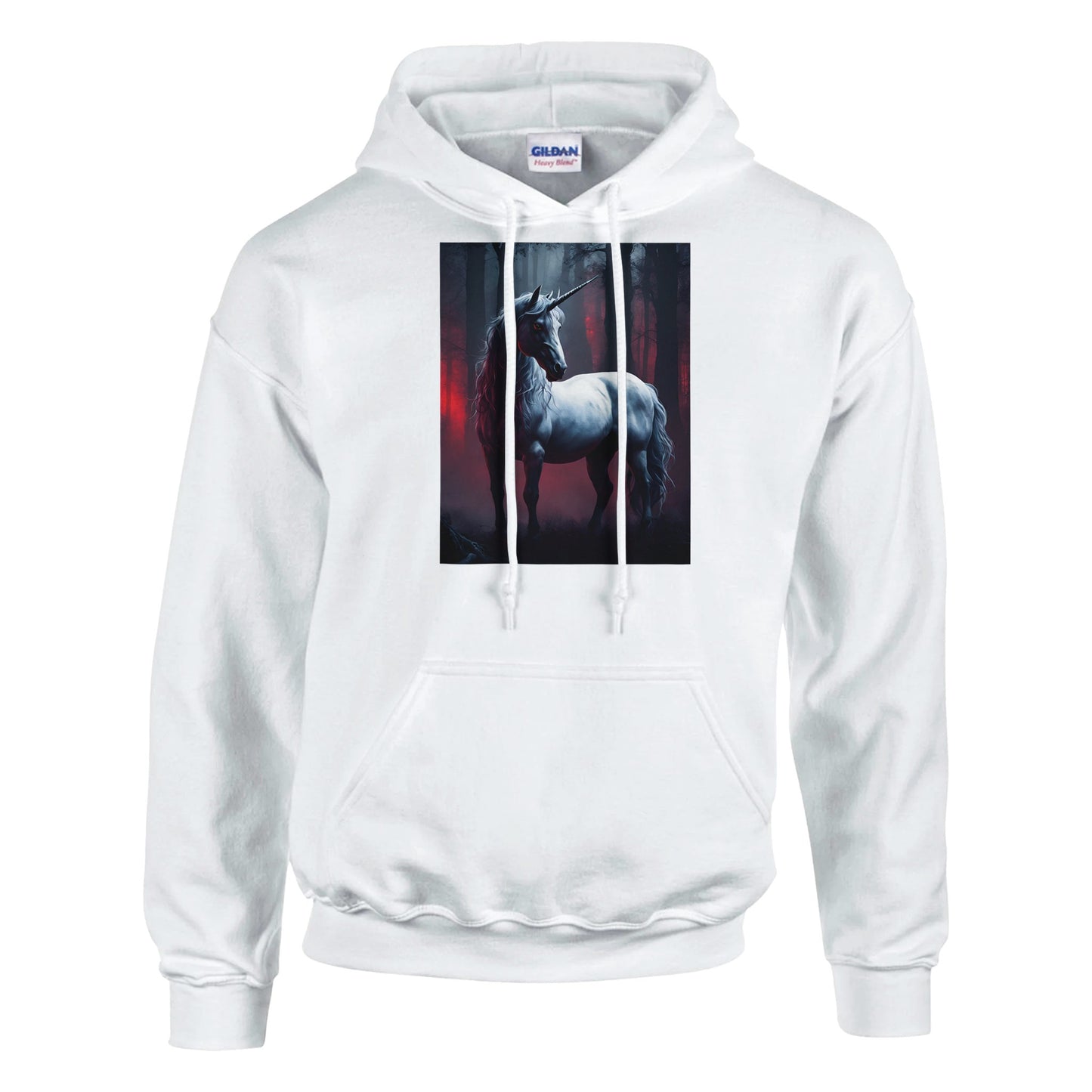 classic unisex pullover hoodie Fantasy Art unicorn majestic personalized