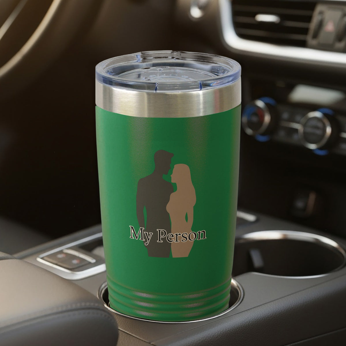 My Person Couple Silhouette Insulated Travel Mug