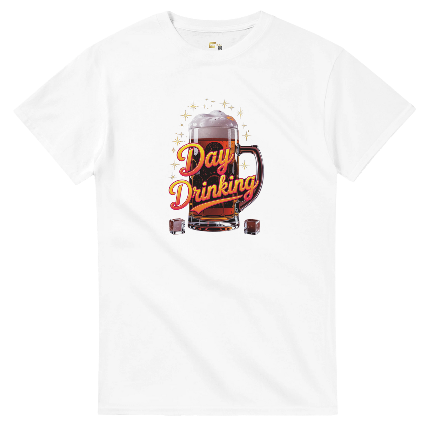 Day Drinking on a Heavyweight T-Shirt