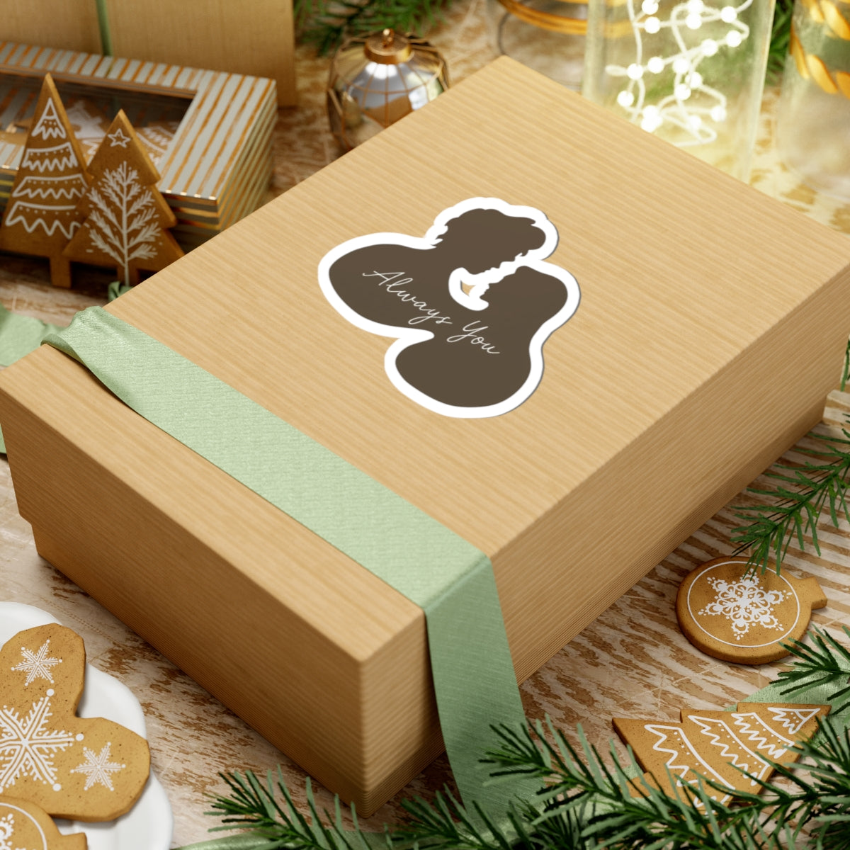 Always You Sticker for Custom Gift Packaging Decor