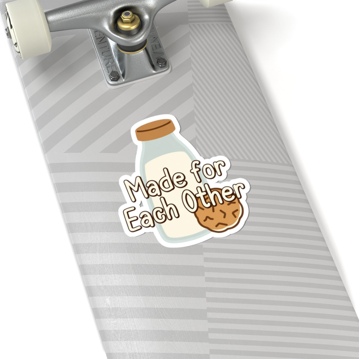 Made for Each Other phrase on a Kiss-Cut Sticker