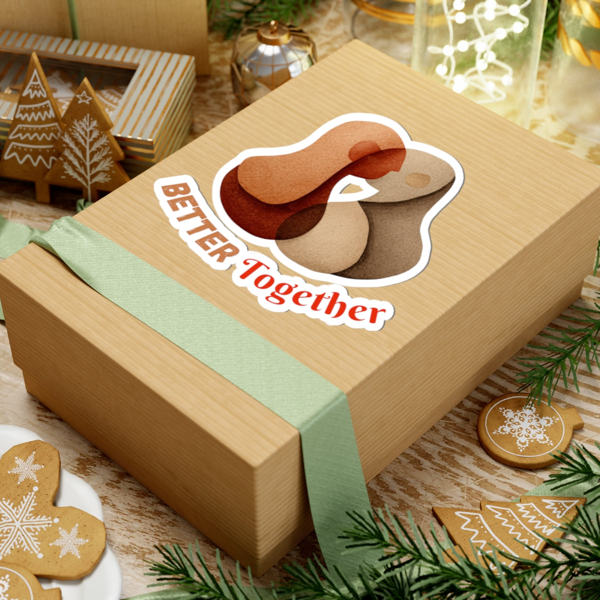 Better Together Holiday Gift Box with Festive Design