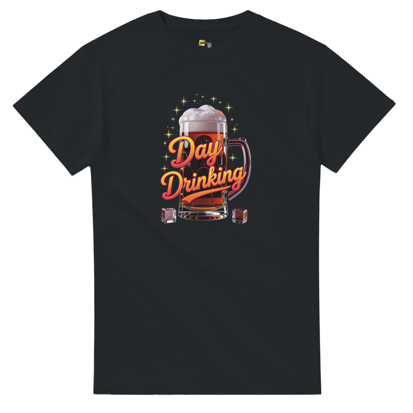 Day Drinking on a Heavyweight T-Shirt