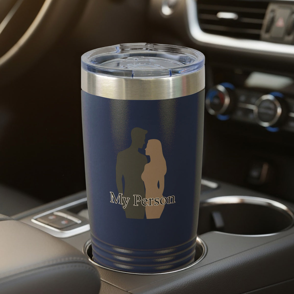 My Person Couple Silhouette Insulated Tumbler