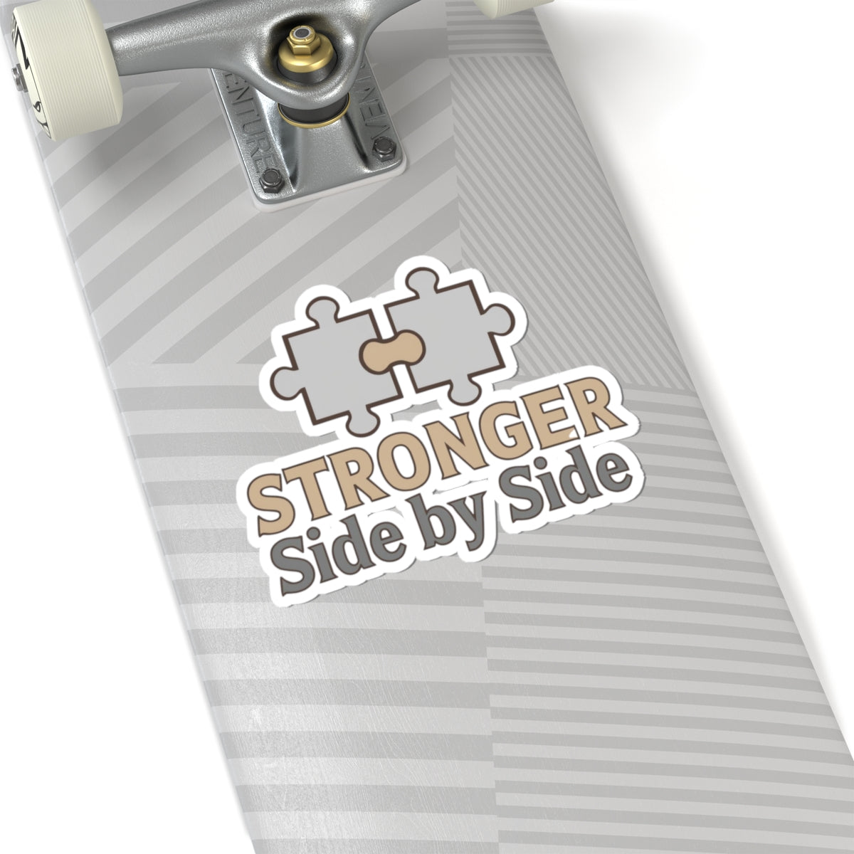 Stronger Side by Side Puzzle Skateboard Deck
