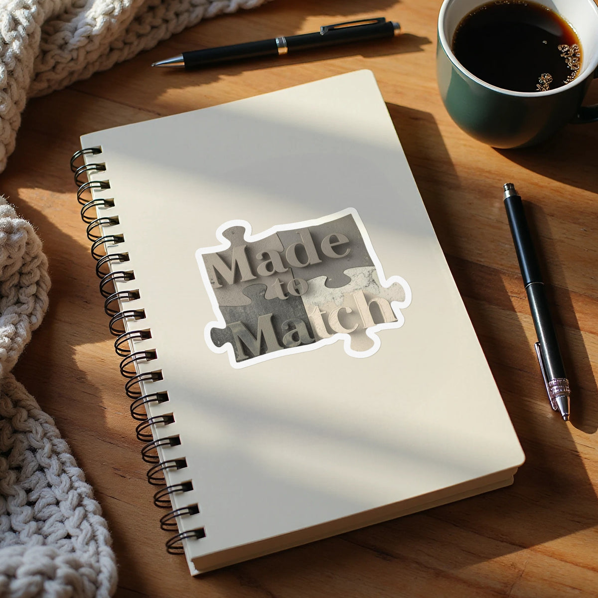 Made to Match Spiral Notebook Customizable Design