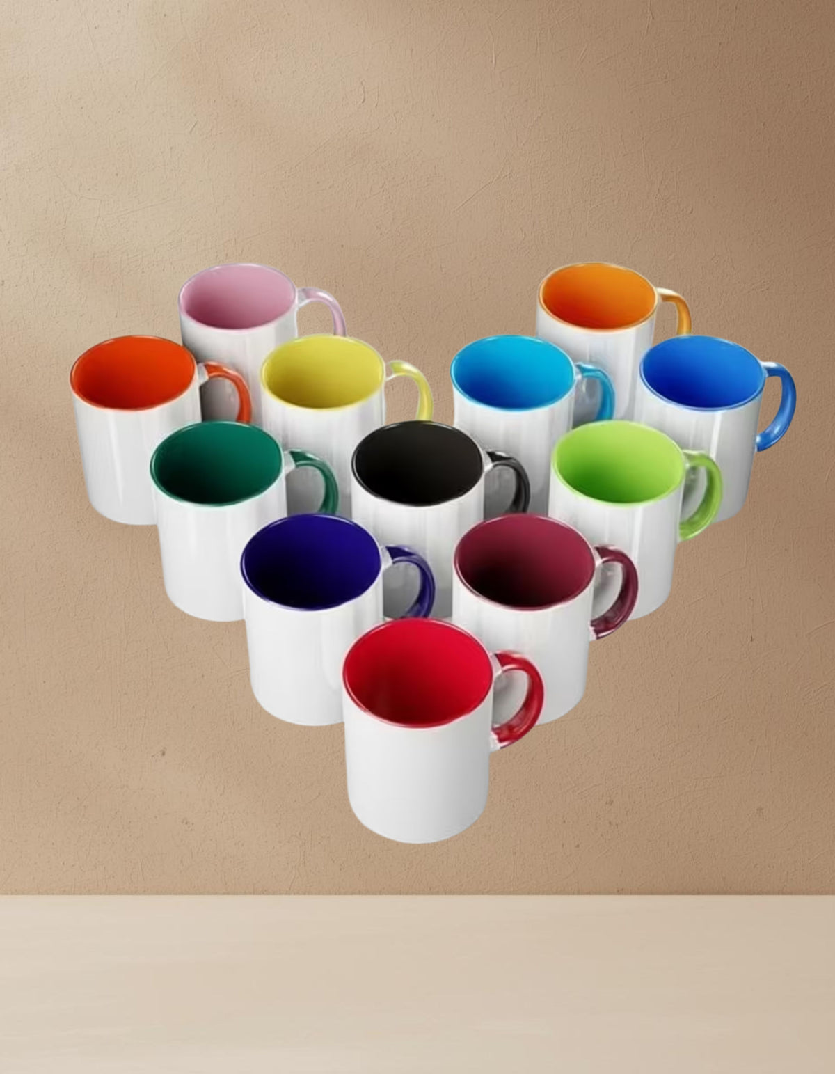 The Curious Pollster mug with text and checkmark graphic.