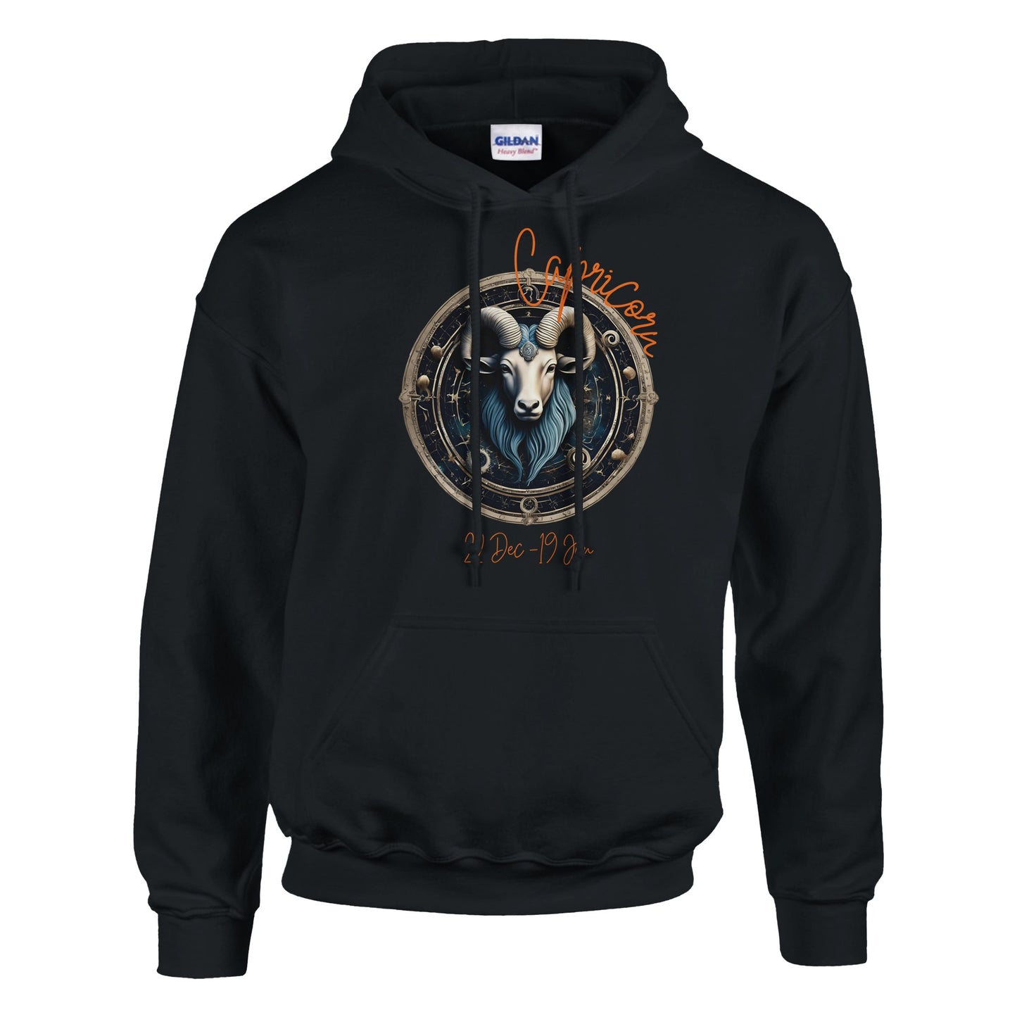 Capricorn Goat Classic Unisex on a pullover hoodie