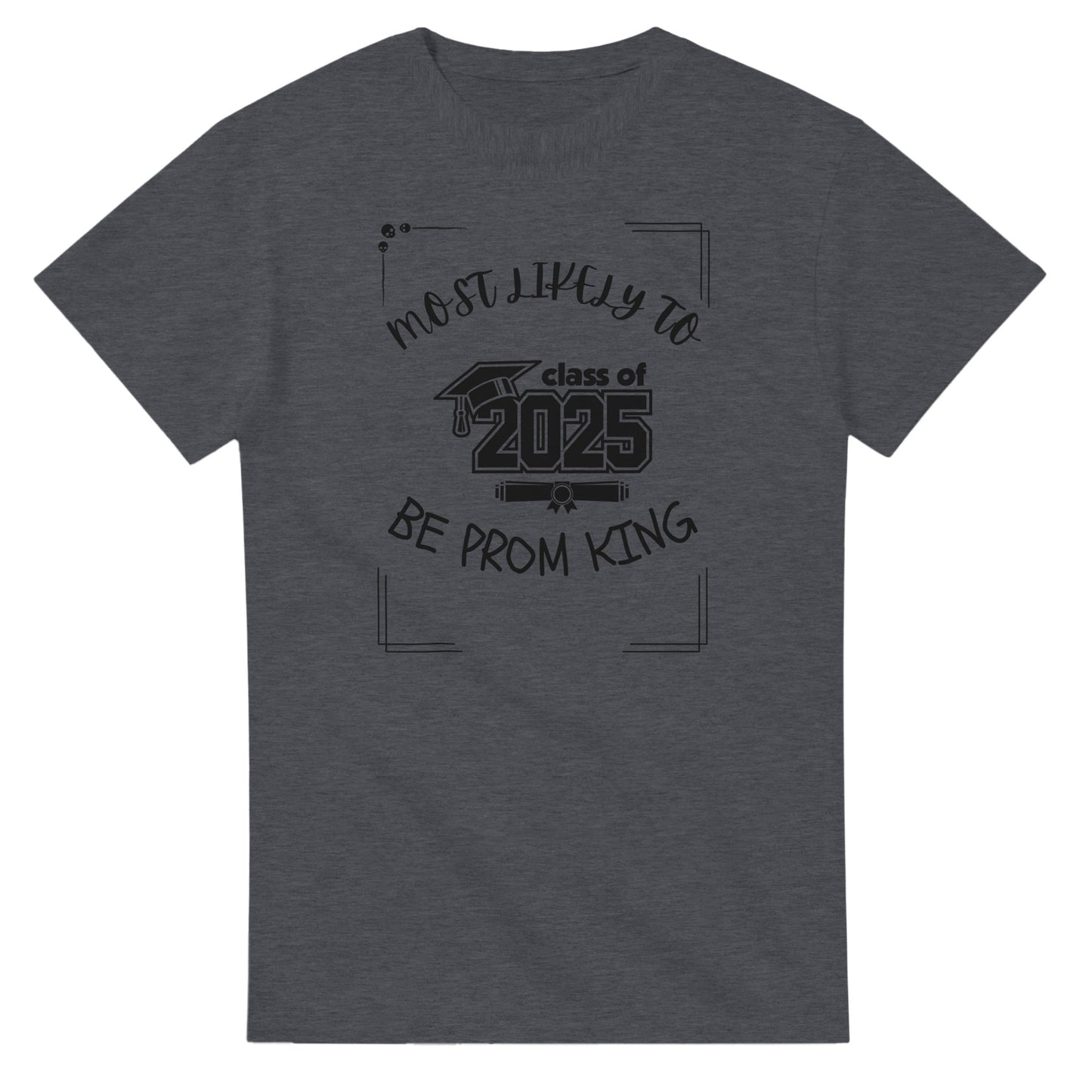 Most Likely To' high school design on a Heavyweight T-shirt