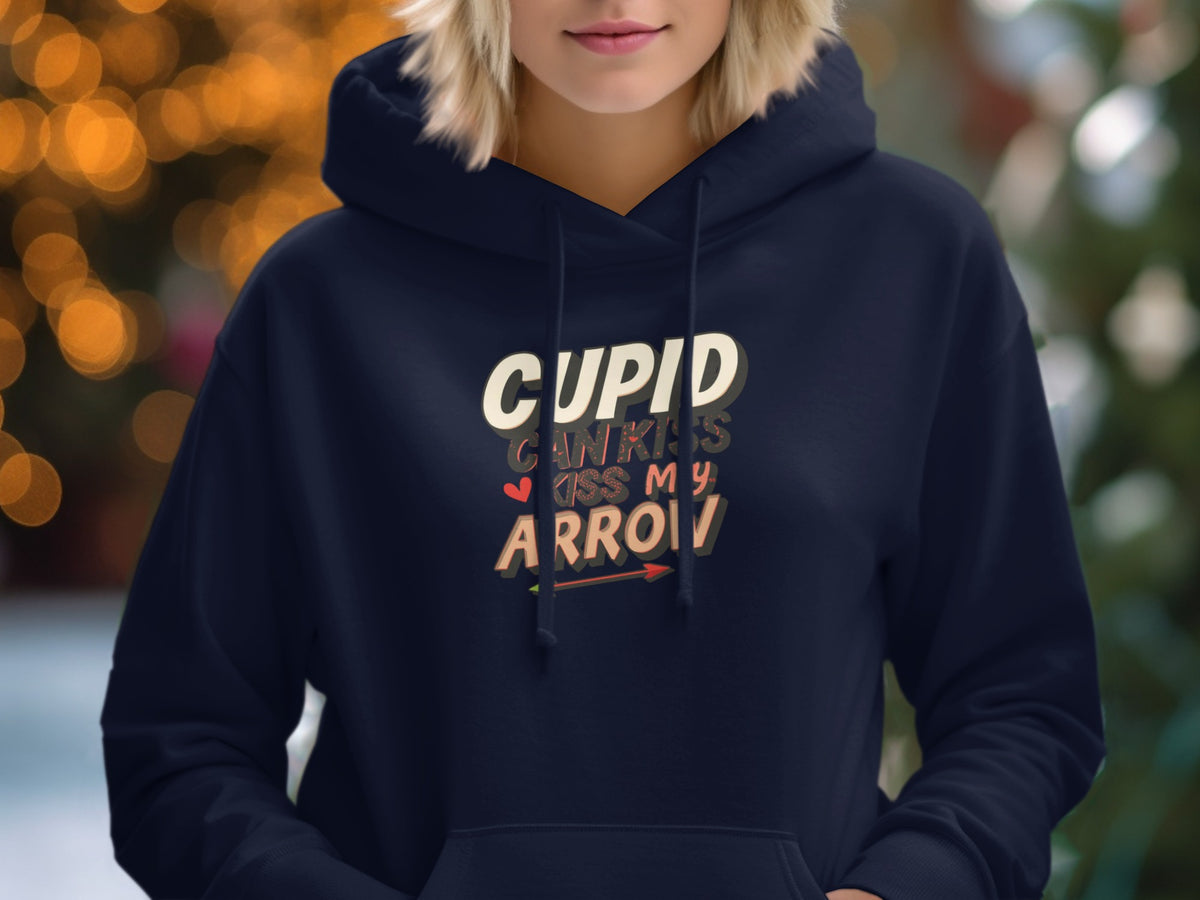 Cupid Can Kiss My Arrow Graphic Hoodie Product