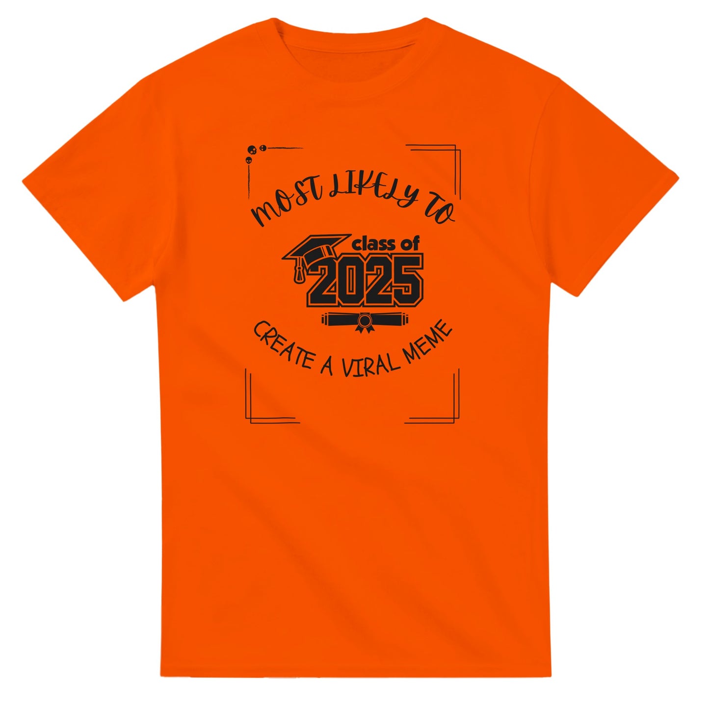 Most Likely To' high school design on a Heavyweight T-shirt