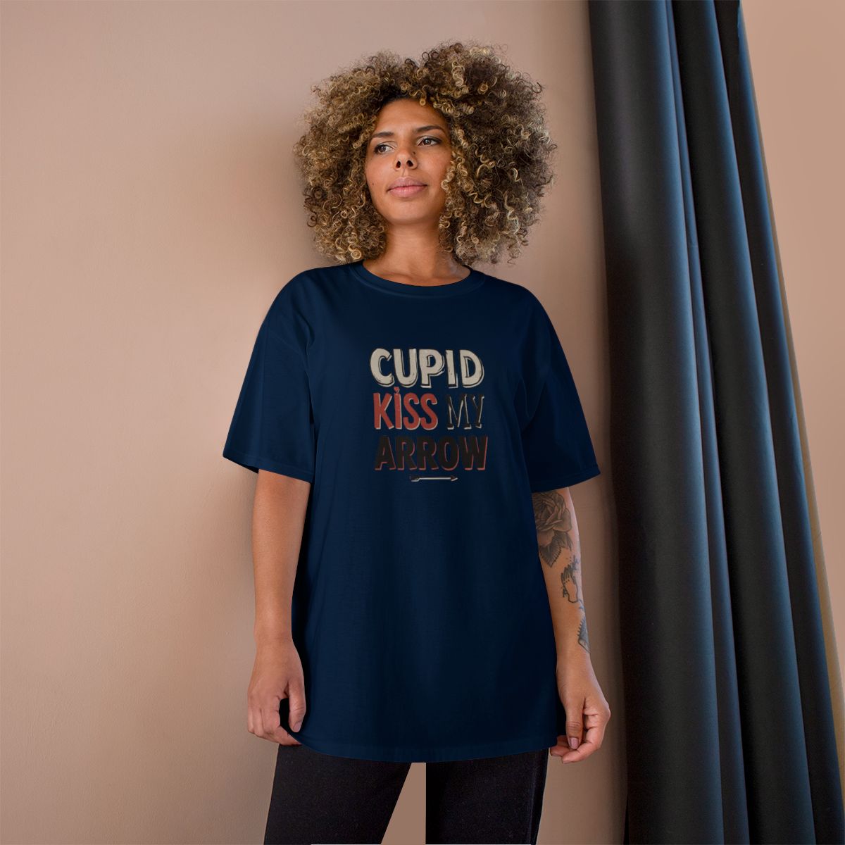 Cupid Kiss My Arrow Graphic Tee Shirt Shirt Product