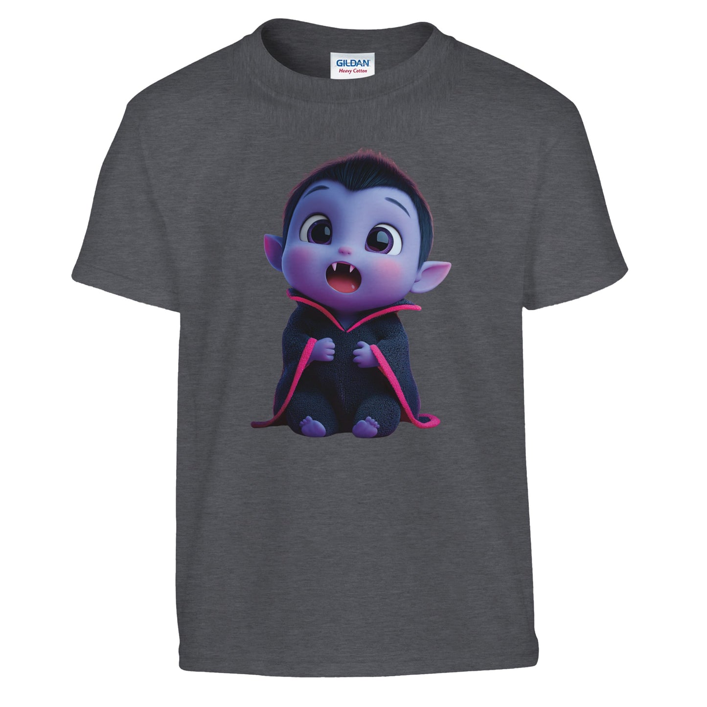 Cute Lil' Vampire on a Heavyweight T-shirt