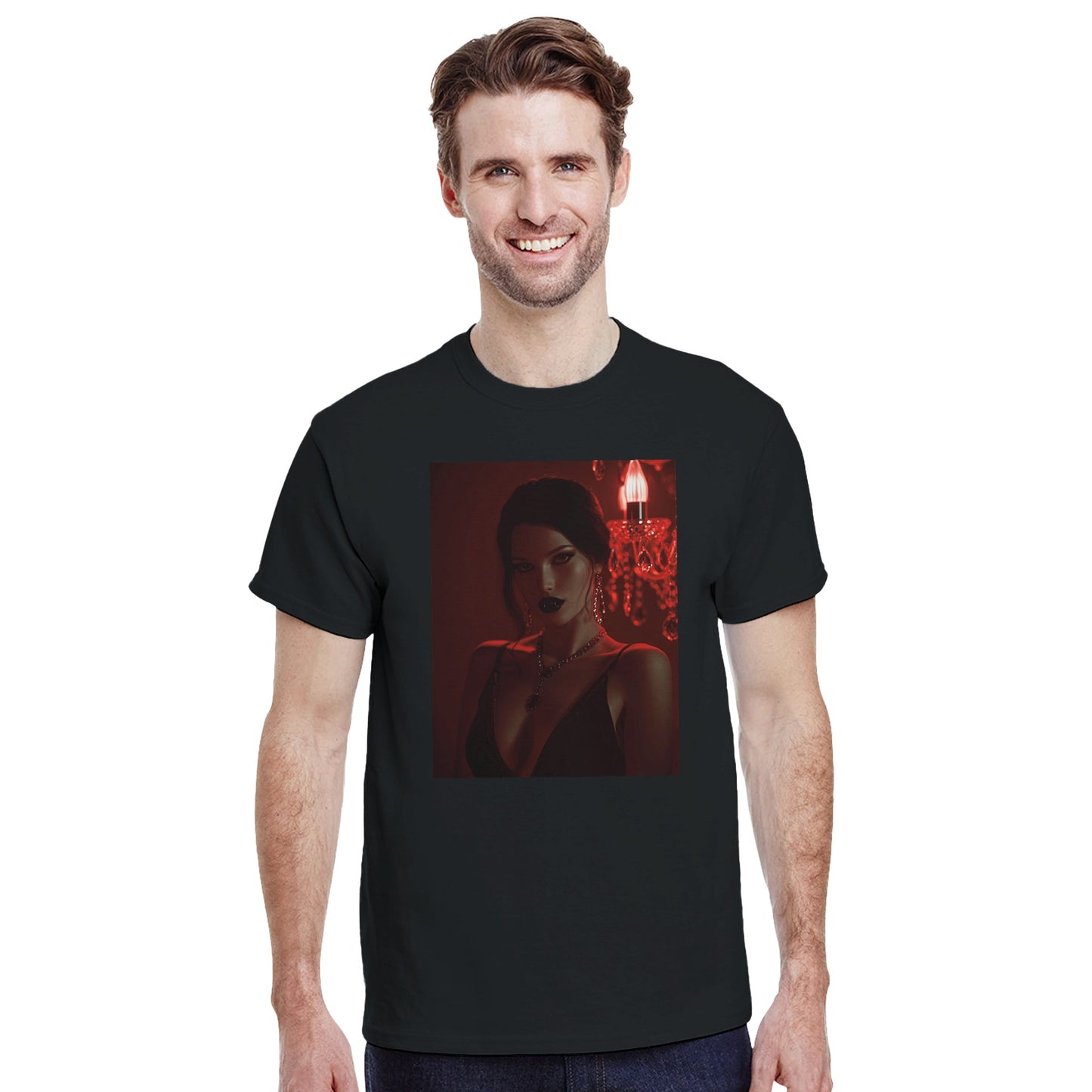 Cute Lil' Vampire on a Heavyweight T-shirt