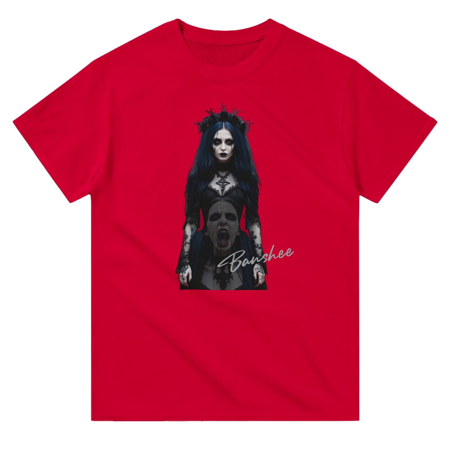 heavyweight crewneck t-shirt Fantasy Art banshee wail personalized