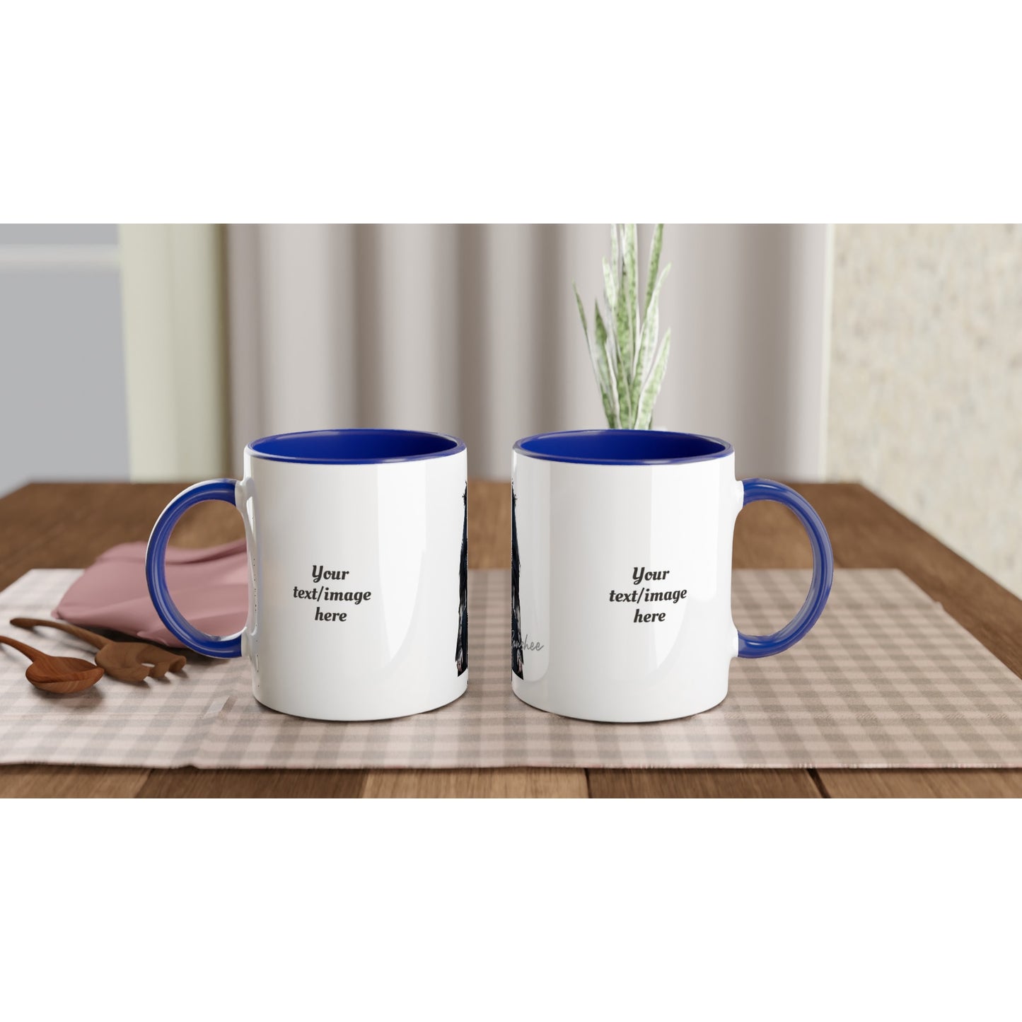11oz ceramic mug with color inside banshee wail personalized