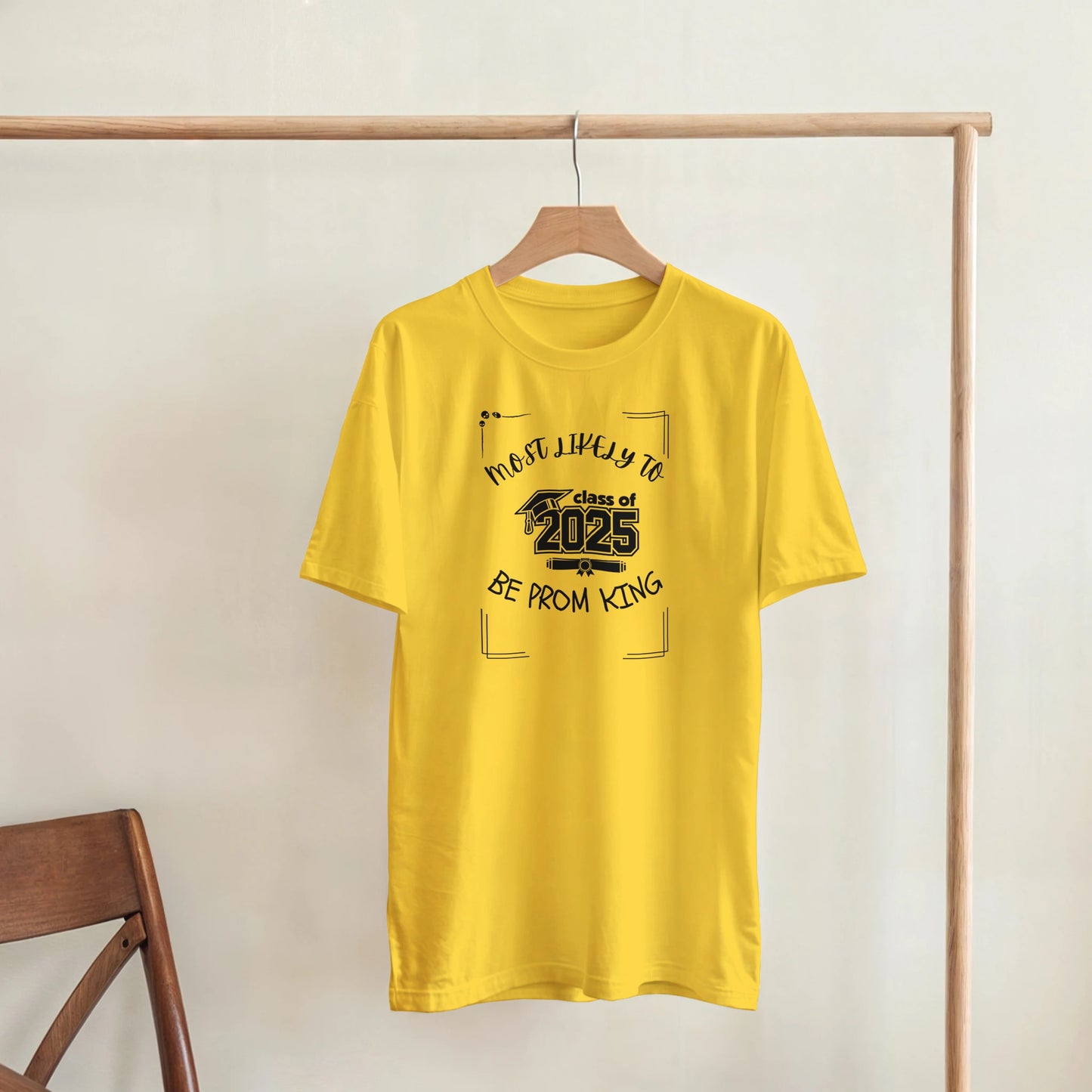 Most Likely To' high school design on a Heavyweight T-shirt