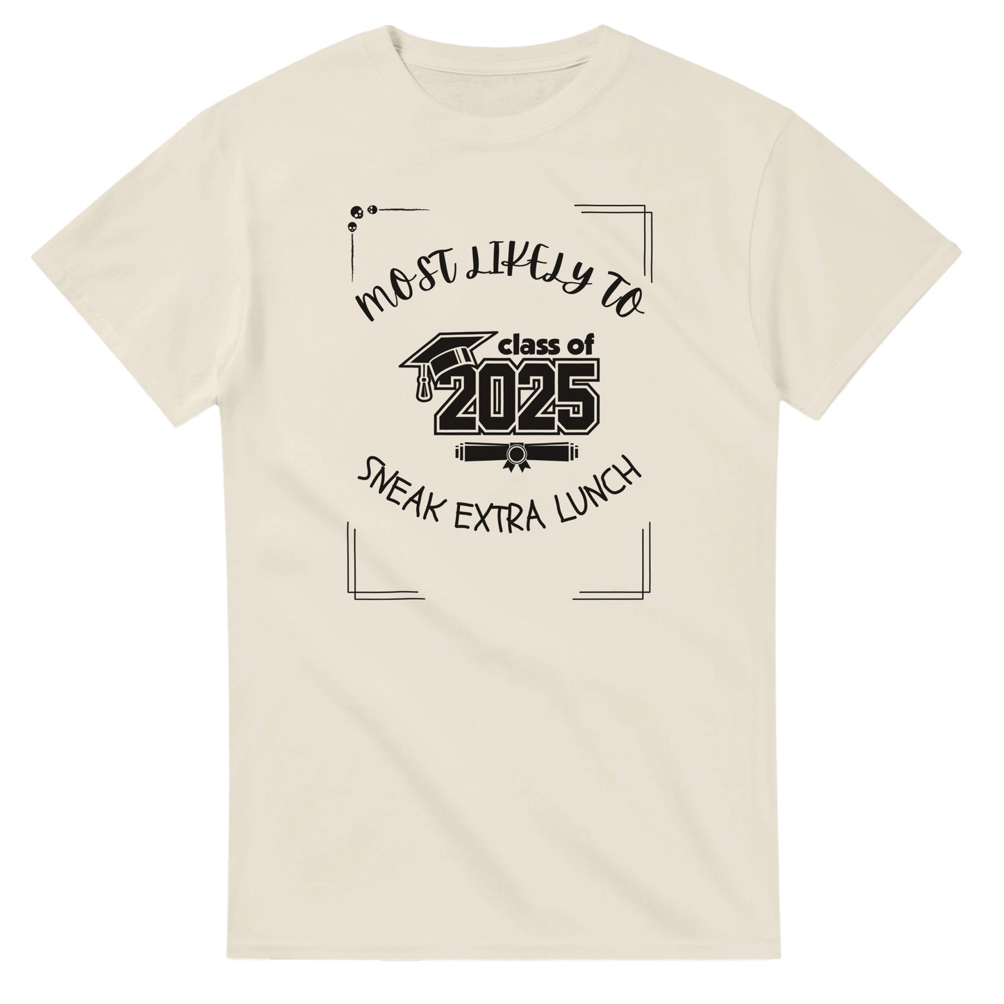 Most Likely To' high school design on a Heavyweight T-shirt