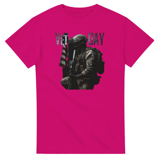 Veteran's Day Tactical Tribute on a heavyweight t-shirt