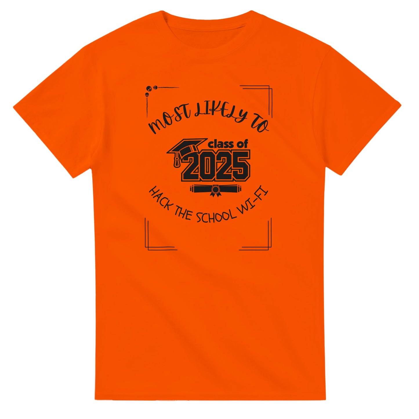 Most Likely To' high school design on a Heavyweight T-shirt