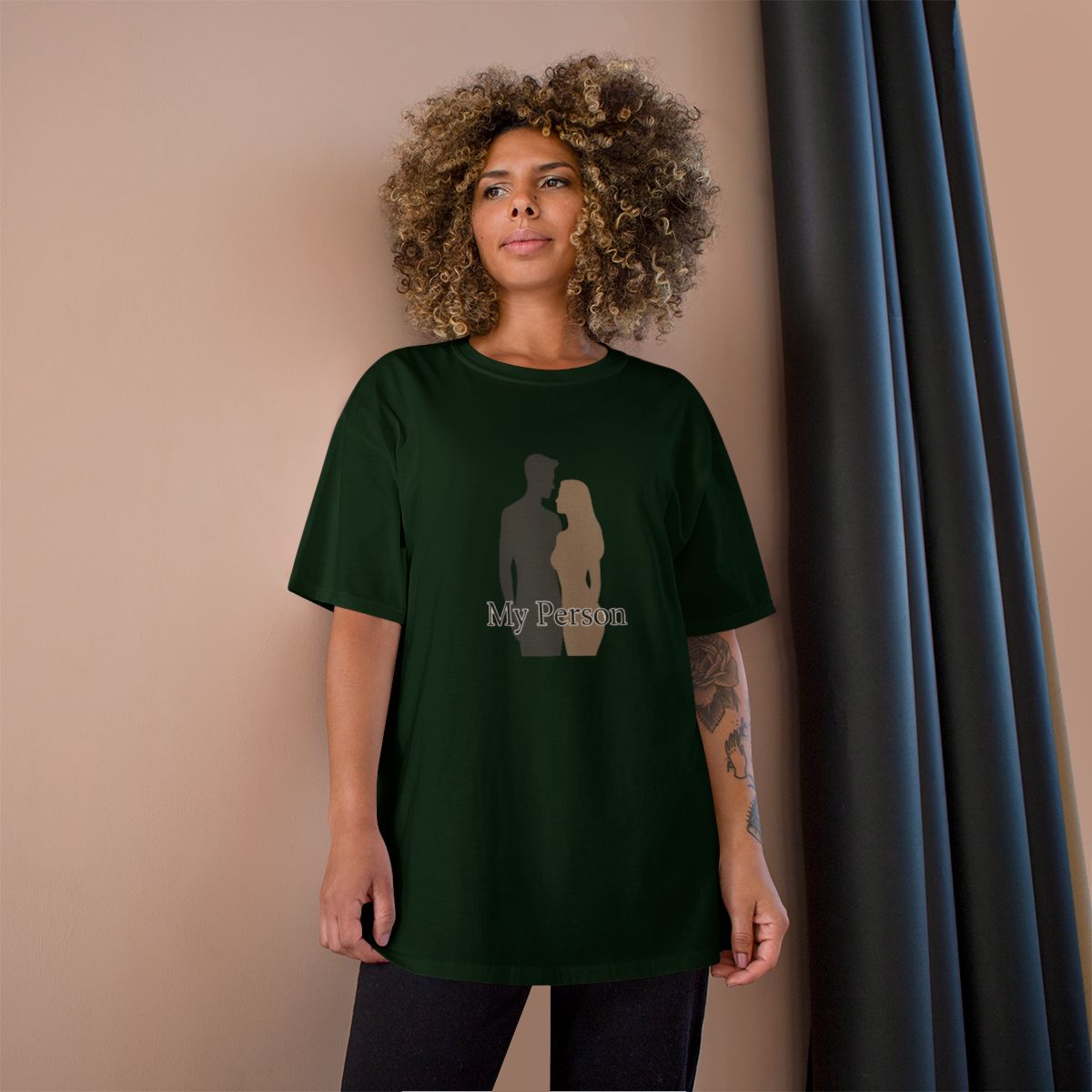 My Person Couple Silhouette Graphic T-shirt