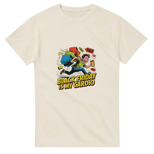 Black Friday is My Cardio heavyweight t-shirt mockup