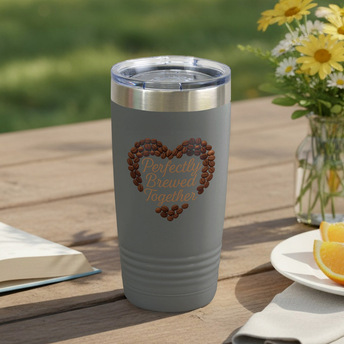 Perfectamente elaborados juntos – Vaso térmico de 20 oz