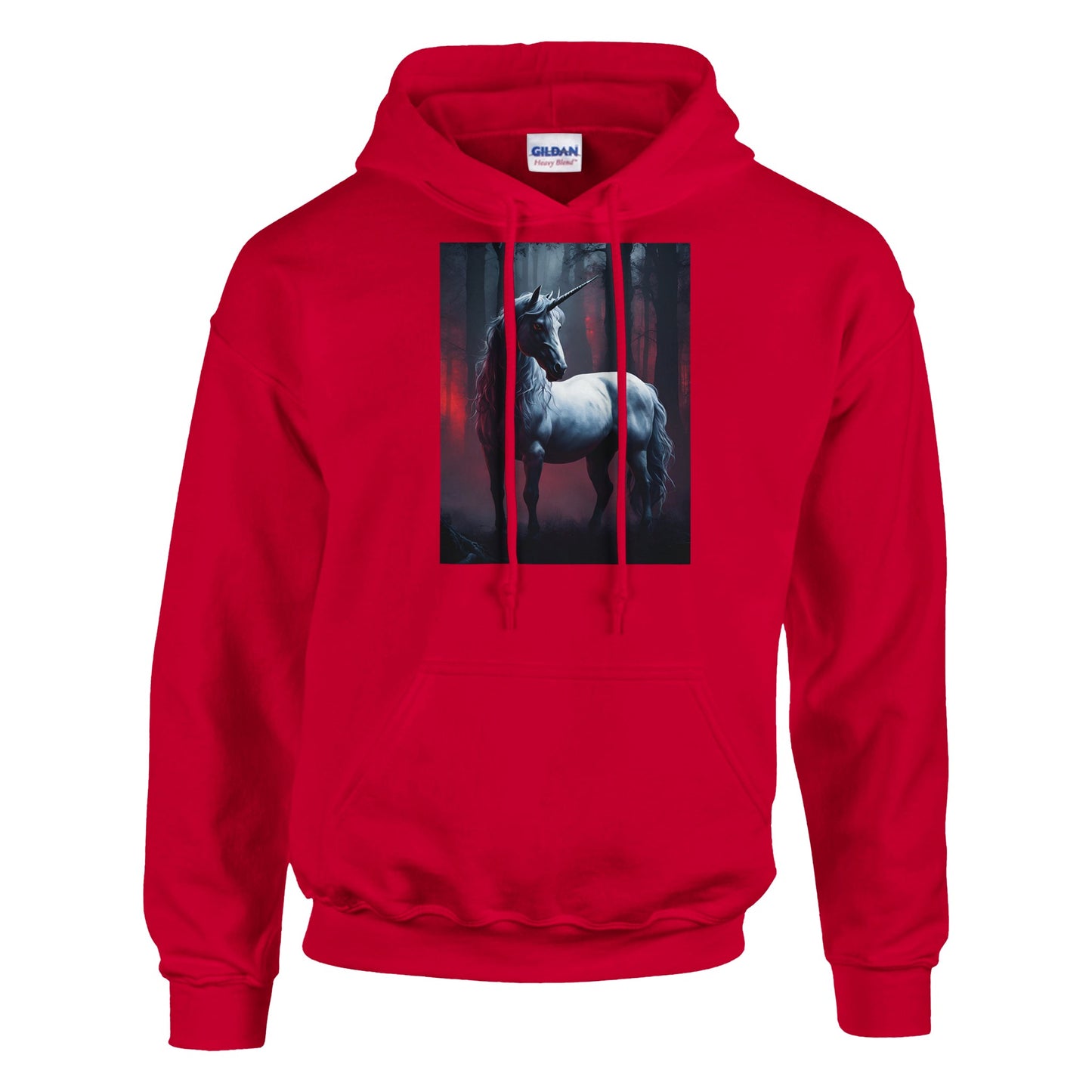 classic unisex pullover hoodie Fantasy Art unicorn majestic personalized