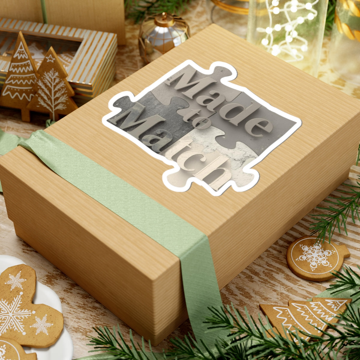 Personalized Gift Box Made to Match Holiday Season Gift