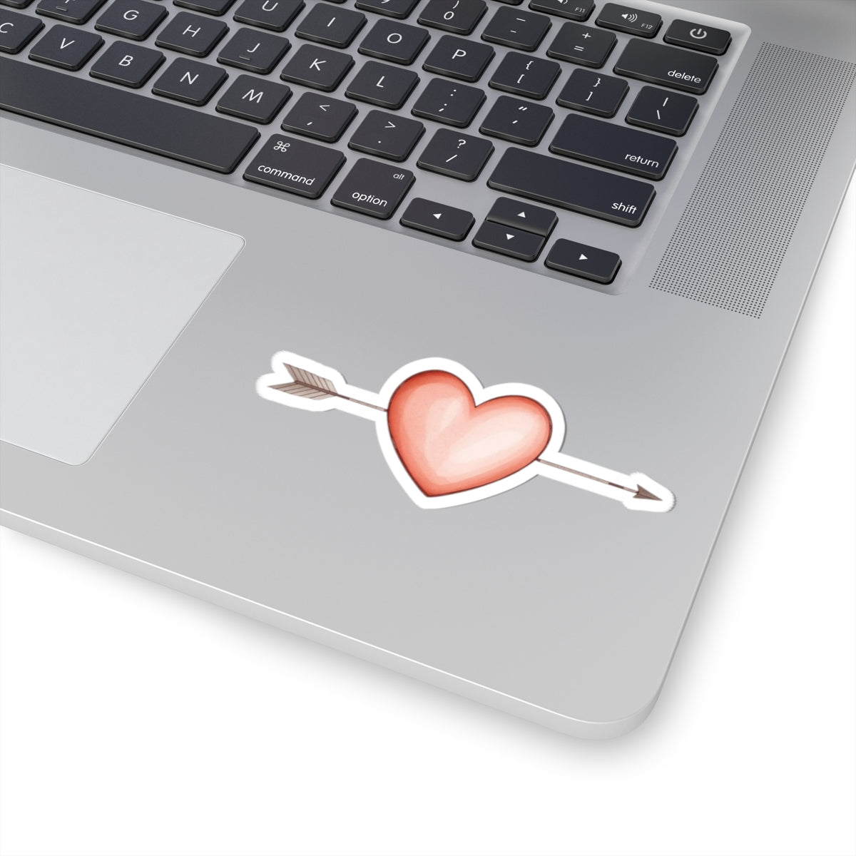 Cute Heart and Arrow Sticker for Laptops or Notebooks
