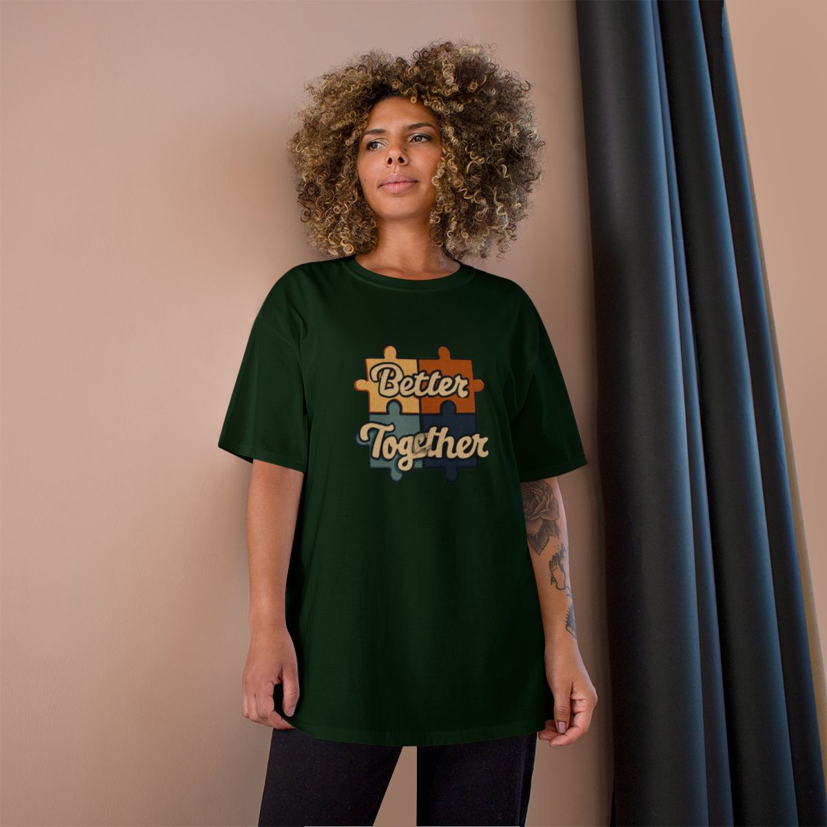 Better Together Graphic T-Shirt Positive Message